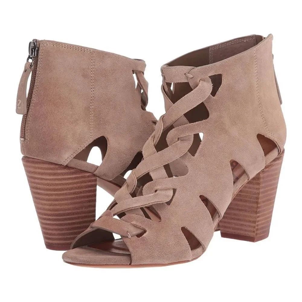 Zodiac Womens Camila Ankle Booties Brown size 9.